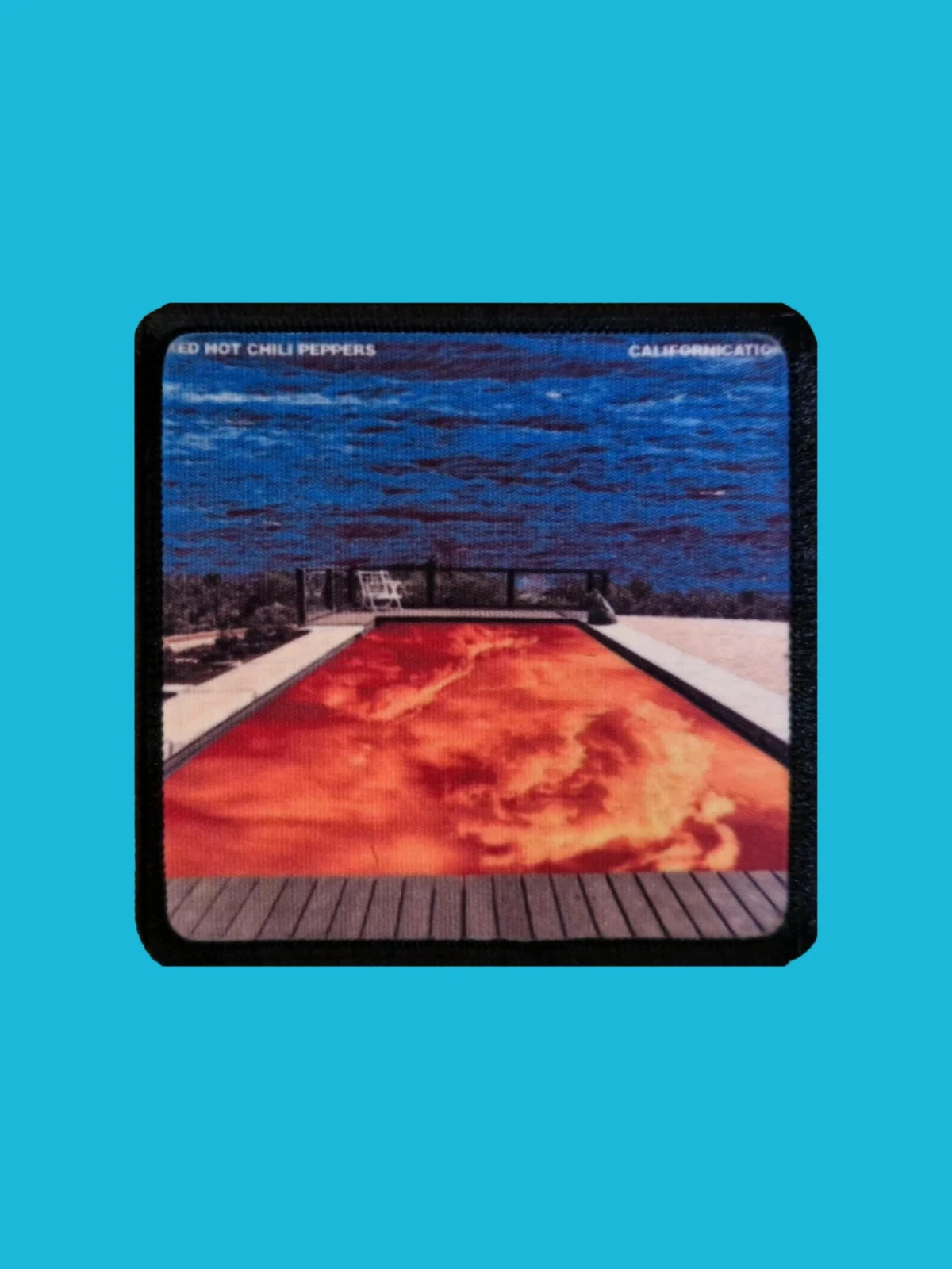 Patch Red Hot Chili Peppers - Californication - Imprimé - Carré de 7,5 x 7,5 centimètres